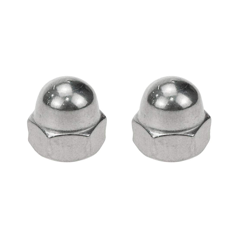  [AUSTRALIA] - Coshar 1/4-20 Acorn Cap Nuts Hex Nut, 18-8 304 Stainless Steel,Plain Finish, 20 pcs 1/4-20 (20 pcs)