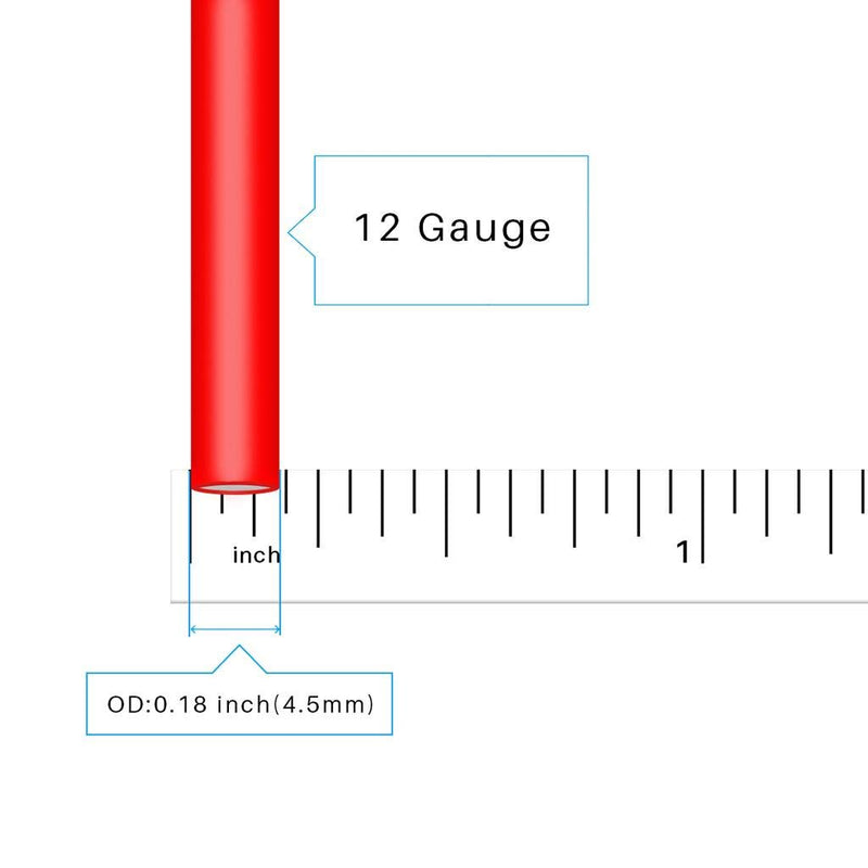  [AUSTRALIA] - BNTECHGO 12 Gauge Silicone Wire 10 ft red and 10 ft Black Flexible 12 AWG Stranded Copper Wire 12 silicone wire red 10ft and black 10ft silicone wire red and black