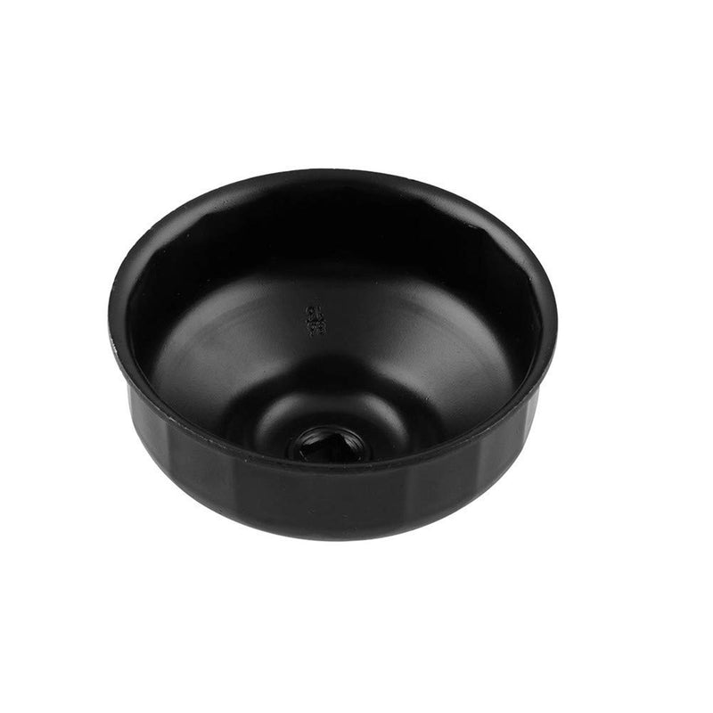  [AUSTRALIA] - DEDC 86mm 16 Flutes Oil Filter Wrench for BMW, Oil Filter Housing Cap Removal Tool fits N54 N55 N52 BMW Engines (Black)