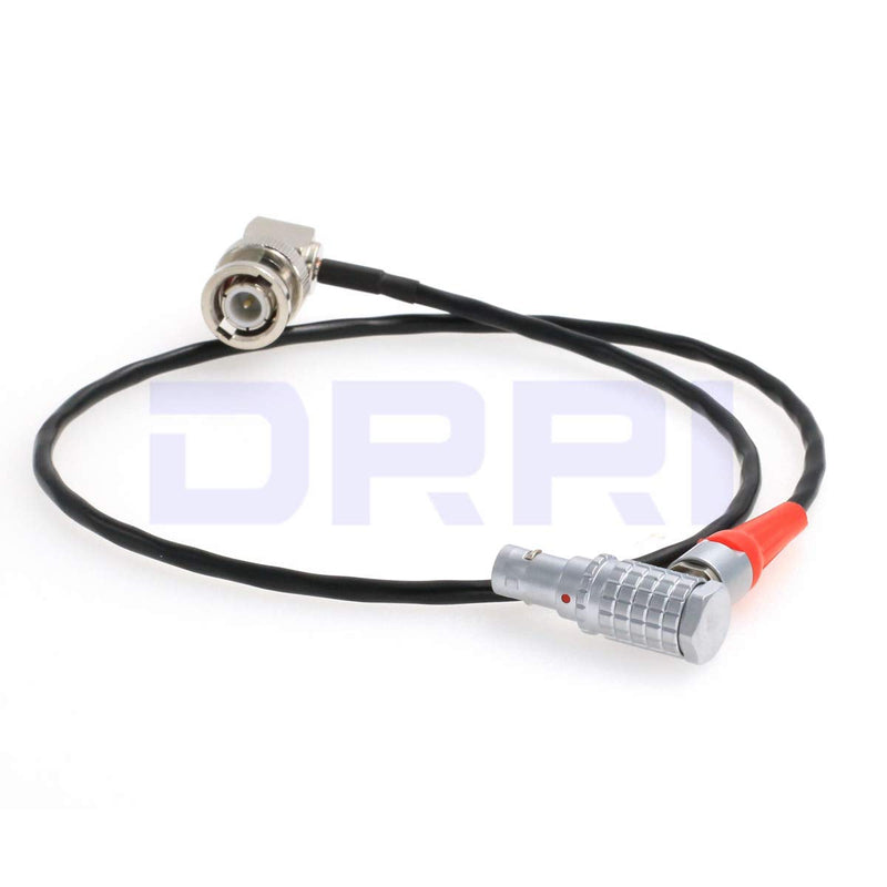  [AUSTRALIA] - DRRI LTC-Out Lockit Timecode Cable 5Pin to BNC for ARRI Mini (Elbow BNC Cable) Elbow BNC cable