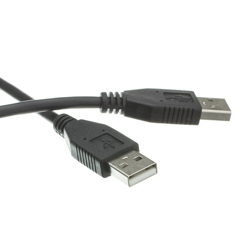  [AUSTRALIA] - CableWholesale 3 feet USB 2.0 Cable, Black, Type A Male/Type A Male Plug, A Male/Male High Speed USB Cable, Data Transfer Cable USB 2, Type A Male to Type A Male Cable