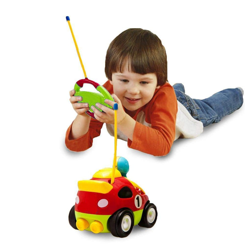 Liberty Imports My First Cartoon RC Race Car Radio Remote Control Toy for Baby, Toddlers, Children - LeoForward Australia