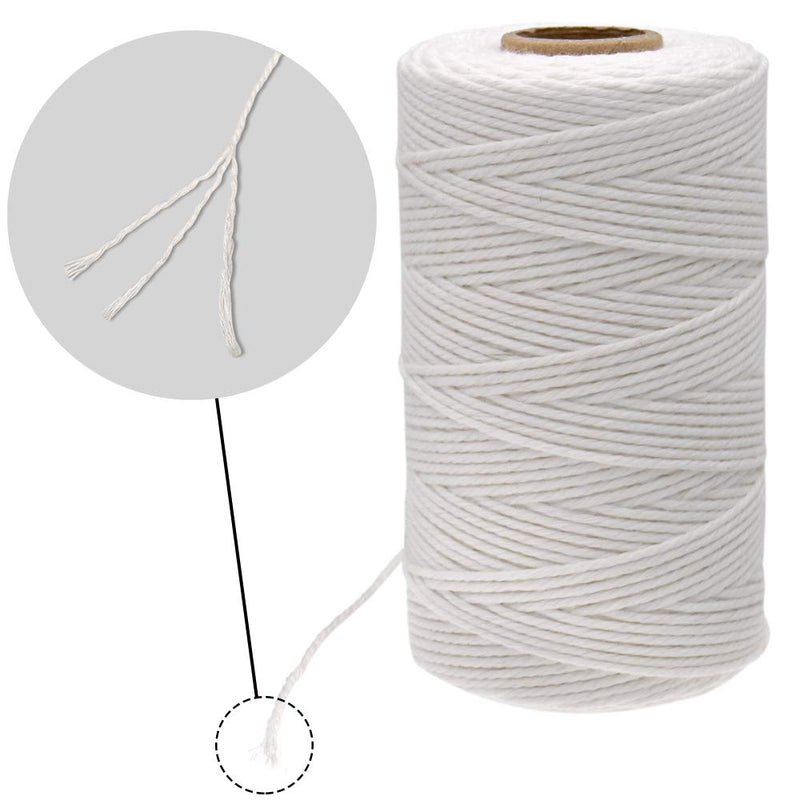  [AUSTRALIA] - White String,100M/328 Feet Cotton String Bakers Twines,Kitchen Cooking String,Heavy Duty Packing String for DIY Crafts and Gift Wrapping 1