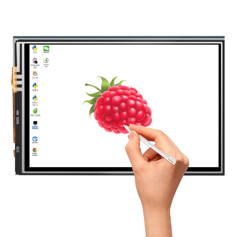  [AUSTRALIA] - Raspberry Pi 3 B+ TFT Touch Screen Display Monitor,3.5 inch LCD 320x480 Display + Touch Pen + Protective Case + Heatsink for Raspberry Pi 3 Model B, Pi 2 Model B, Pi Model A+ A