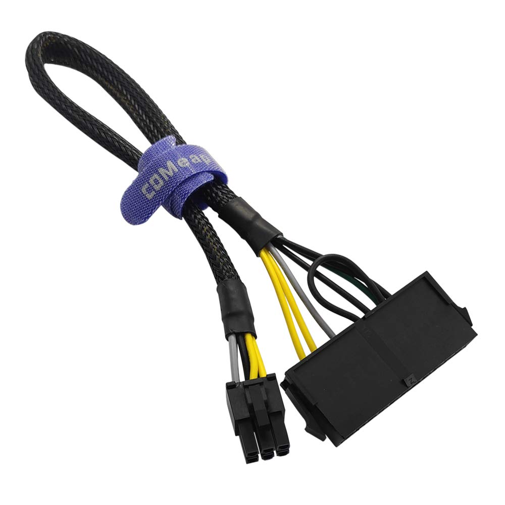  [AUSTRALIA] - COMeap 24 Pin to 6 Pin ATX PSU Power Adapter Cable for Dell Motherboard with 6 Pin Port 13.3-inch(34cm)