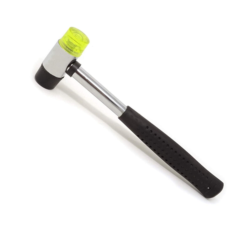  [AUSTRALIA] - Honbay Dual Head Nylon Rubber Hammer Soft Mallet for Jewelry, Leather Crafts, Woodworking and More (25mm) 25mm