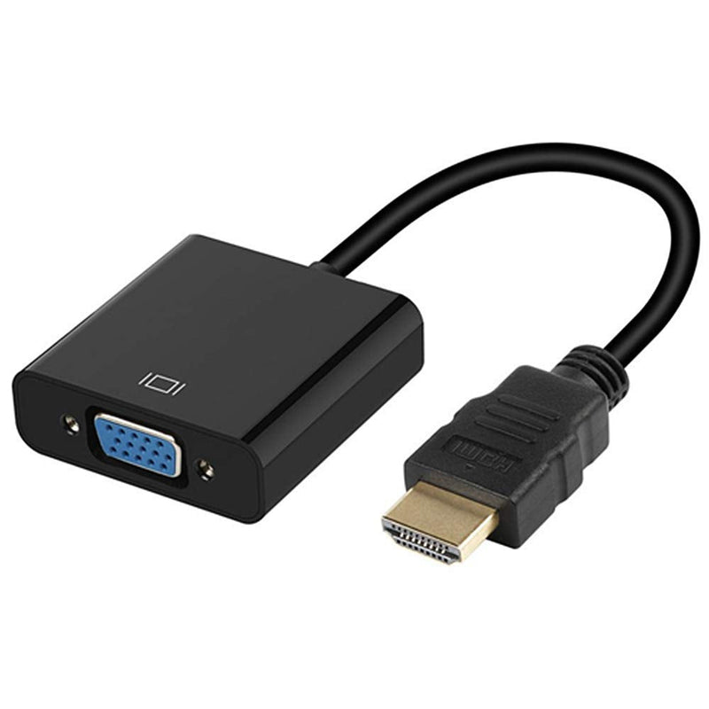  [AUSTRALIA] - SiyuXinyi HDMI-auf-VGA-Adapter (Stecker auf Buchse) mit 50 cm USB-Netzkabel für Computer, Desktop, Laptop, PC, Monitor, Projektor, HDTV Wait, Universalgerät!