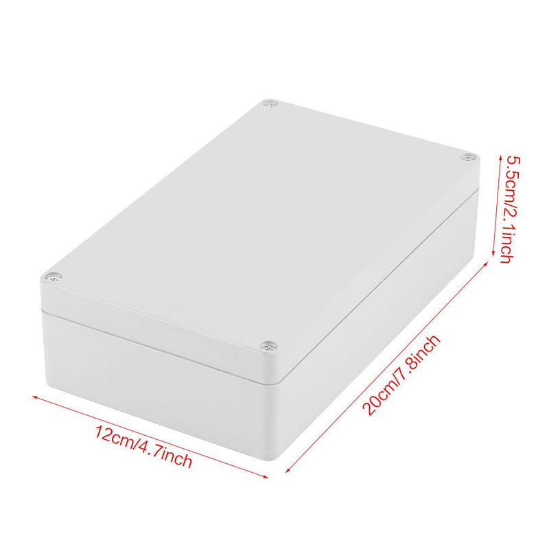  [AUSTRALIA] - Plastic electrical project enclosure IP65 waterproof junction box 200x120x56mm