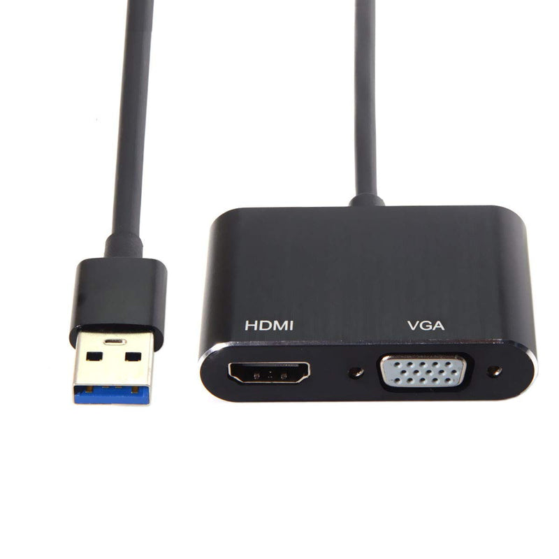  [AUSTRALIA] - CY USB 3.0 2.0 to HDMI VGA HDTV Adapter Cable External Graphics Card for Windows Laptop