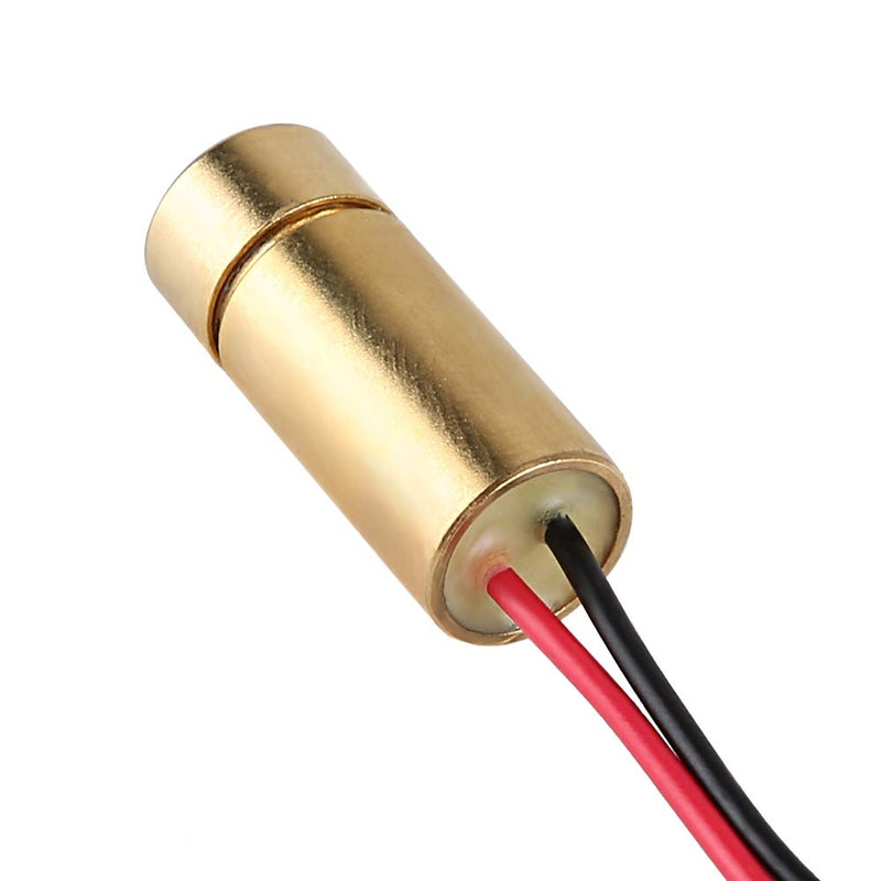  [AUSTRALIA] - Focusable Laser Module, 2.8-5V | 650nm | 5mW | 9 * 23mm Diode Module Red Dot Laser Head Measuring Tool (Line)