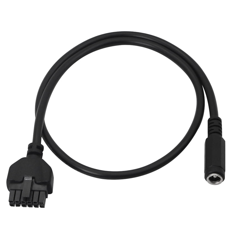  [AUSTRALIA] - CERRXIAN 50cm DC 5.5mm x 2.5mm Female to Molex 12 pin Male Power Cable for Car, LED, PC