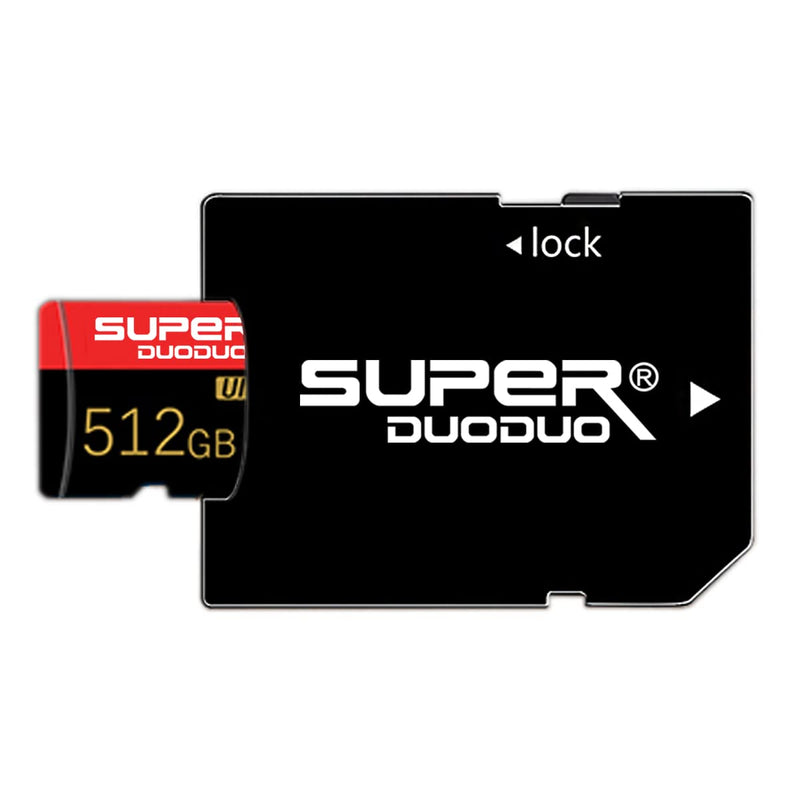  [AUSTRALIA] - Micro SD Memory Card 512GB Micro SD Card with SD CRAD Adapter High Speed Class 10 TF Cards for Android Smartphone,Digital Camera,Tachograph,Tablet and Drone HHJ-512GB