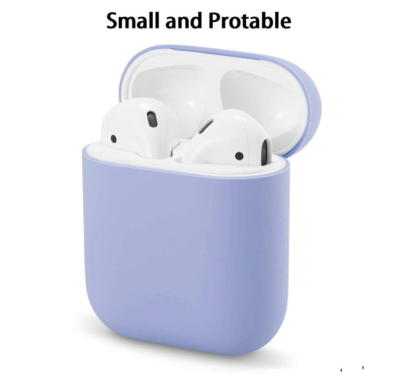  [AUSTRALIA] - ZLZB AirPods Case, Airpods Accessories,AirPods Case Protection No Keychain,Airpods Silicon Case,Ultra-Thin Soft Airpods Cover Skin Compatible with Airpods 1 & AirPods 2(Sky Blue) Sky Blue