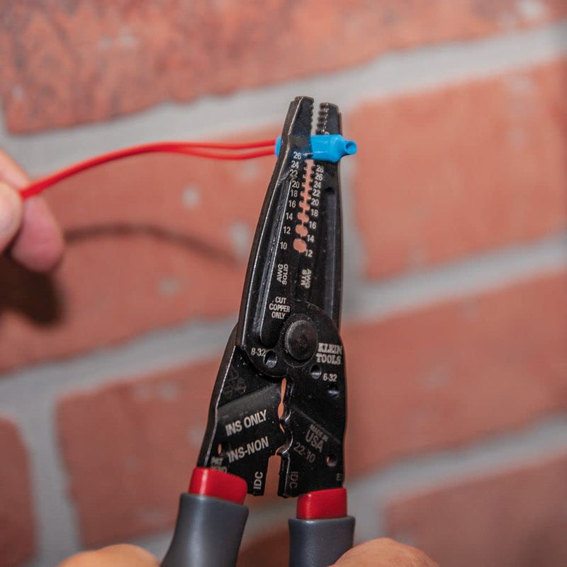  [AUSTRALIA] - Klein Tools 1019 Klein Kurve Wire Stripper / Crimper / Cutter for B and IDC Connectors, Terminals, More