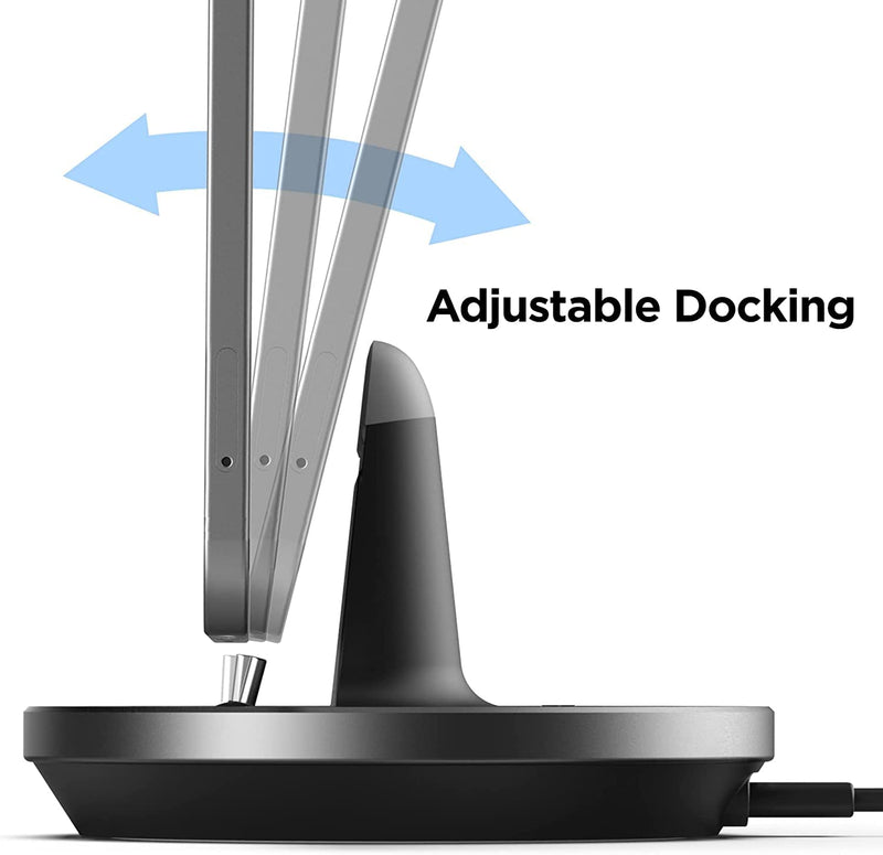  [AUSTRALIA] - Encased Moto G Power/G Pure/Moto G Stylus Charger, Fast Charging Stand Dock for Motorola USB C Phones - Type C Power Cable Works with Quick Charge Adapter (Case Friendly Design)