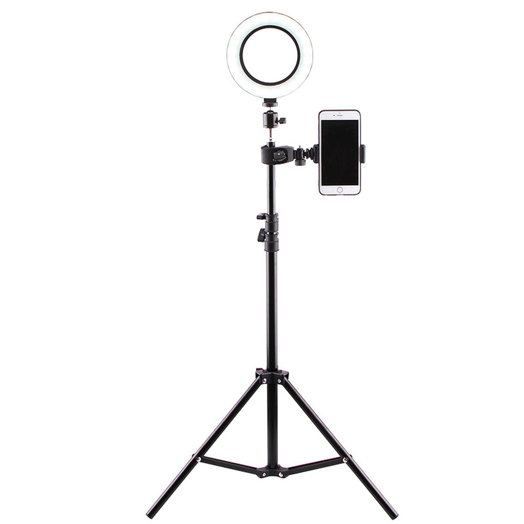  [AUSTRALIA] - Live Fill lighThe Mobile Phone Tripod can be Used for self Shooting, Live Broadcasting, Drama Chasing, Video Watching, Video Recording and Video Teaching Black (20Inch Tripod)