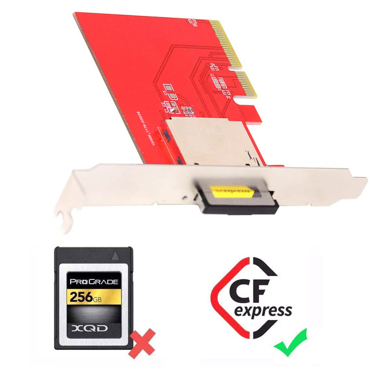  [AUSTRALIA] - cablecc M.2 NVMe 2230 M-Key SSD to CF-Express Type-B Adapter for Xbox Series X&S CH SN530 SSD PCIe4.0 Expansion Memory Card (Black PCI-E 4X to CFExpress Adapter) Black PCI-E 4x to CFExpress Adapter