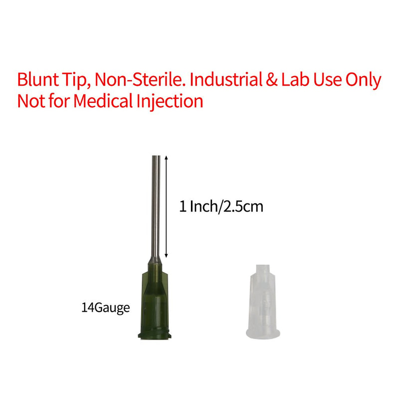  [AUSTRALIA] - Shintop 10ml Syringe with 14G 1” Blunt Tip Needles for Experiments, Industrial Use (Pack of 30)