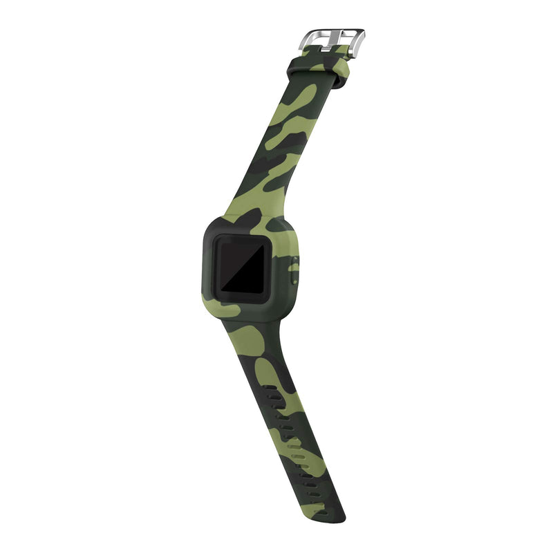  [AUSTRALIA] - RuenTech Compatible with Garmin Vivofit jr 3 Bands, Replacement Silicone Wristband Camouflage Watch Straps for Kid's Vivofit jr. 3 Fitness Tracker (Camo-3pcs) Camo-3Pack
