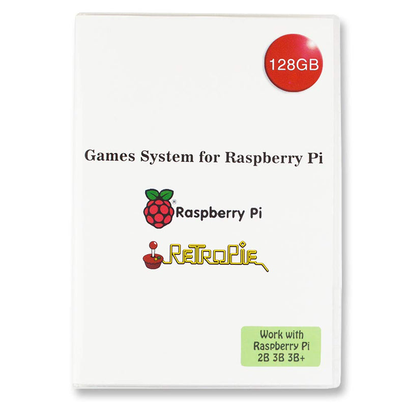  [AUSTRALIA] - BeiErMei Raspberry Pi Game System Retropie RetroArch EmulationStation Preloaded 128GB Games Plus Data with Class 10 Micro SD TF Card, Work with Raspberry Pi 2B 3B 3B+, KODI+LXDE, Video Previews