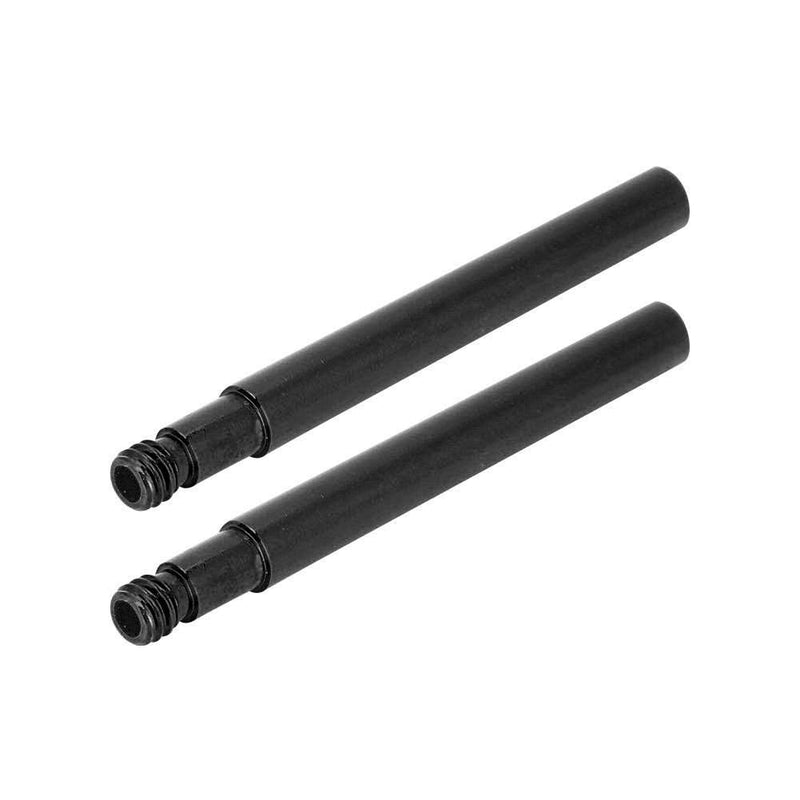 2Pcs Bike Valve Extender, Aluminum Alloy Bicycle Inner Tube Presta Valve Extender Tire Accessories Black - LeoForward Australia