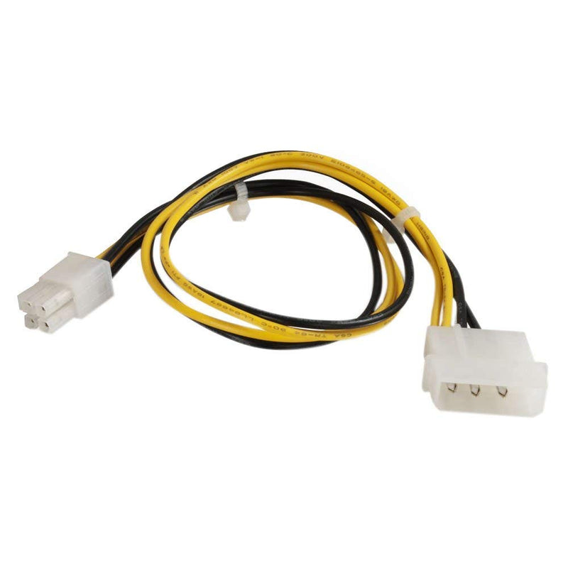  [AUSTRALIA] - C2G 27314 12 Inch ATX Power Supply to Pentium 4 Power Adapter Cable, Black/Yellow