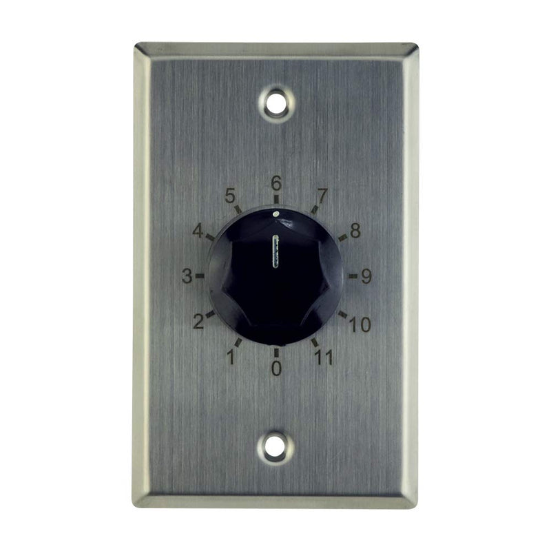  [AUSTRALIA] - Stainless Steel Volume Control Wall Plate, 25/70V