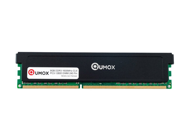  [AUSTRALIA] - QUMOX 8GB DDR3 1600 PC3-12800 PC-12800 (240 PIN) DIMM Memory Module XMP CL9 DDR3 1600 DIMM CL9 4GB