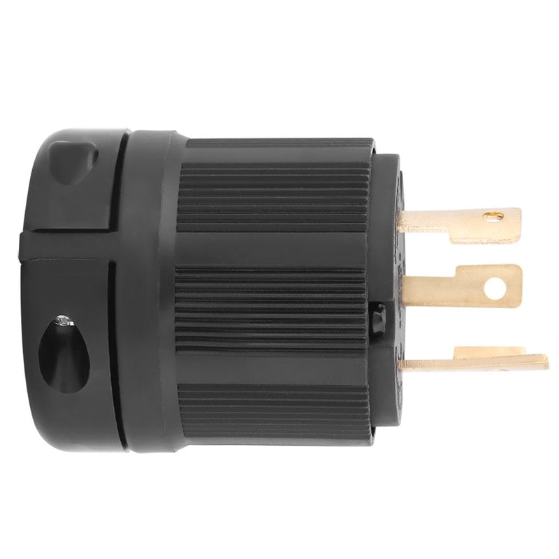  [AUSTRALIA] - NEMA L5-30P 30 Amp 125 Volt Twist Lock Male Plug USA 3 Pole Industrial Grade Grounding 3-Prong Power Generator Plug