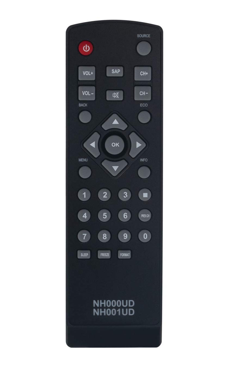 NH000UD NH001UD Replace Remote Suit for Emerson Sylvania TV LC190SL1 LC195EMX LC195SLX LC220SL1 LC320SL1 LC320EMX LC320EMXF LC260EM1 LC260EM2 LC320EM1 CLC320EM2F LC370EM2 RLC370EM2 CLC401EM2F - LeoForward Australia