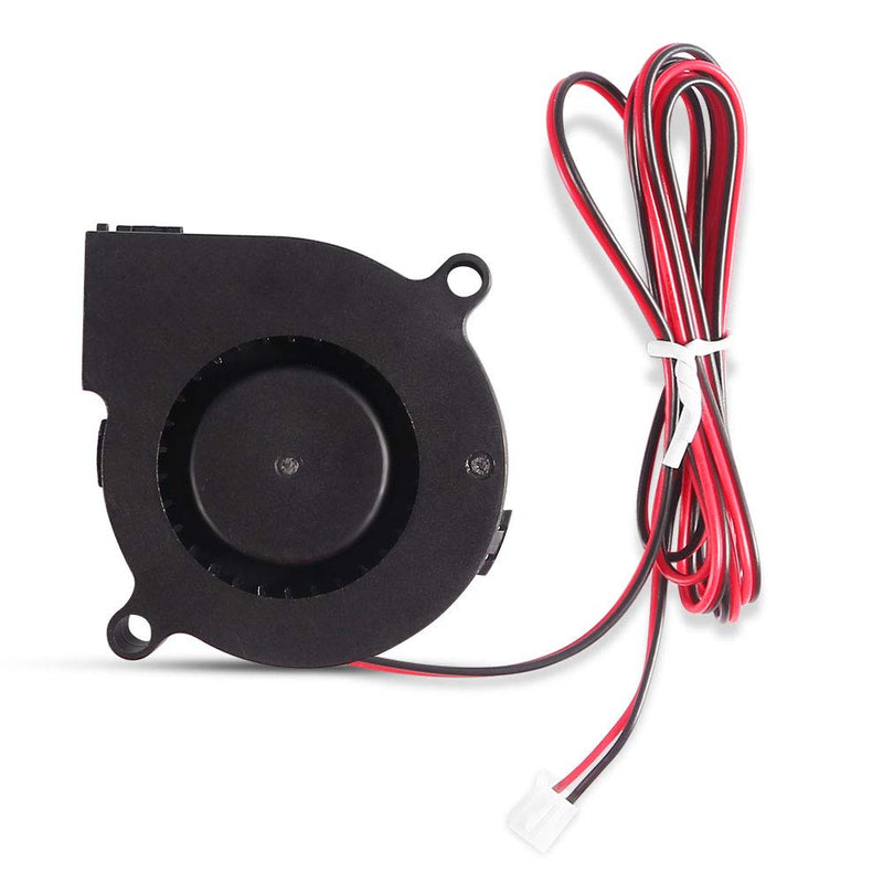  [AUSTRALIA] - AiTrip 2Pcs 12V DC Brushless Blower Cooling Fan 50x50x15mm Fans for 3D Printer Humidifier Aromatherapy and Other Small Appliances Series Repair Replacement