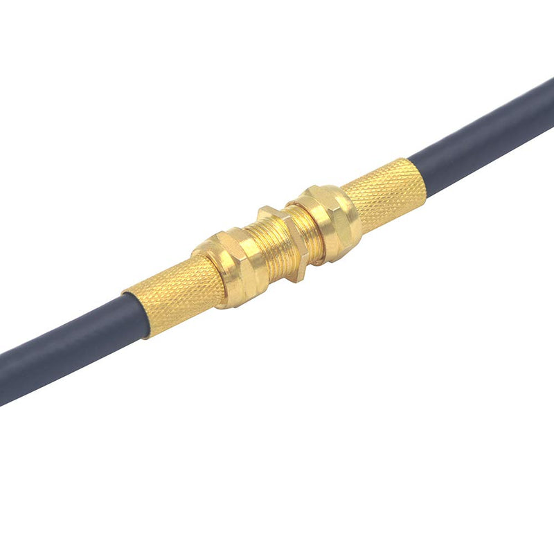 VCE 5-Pack Coaxial Cable Connector, F-Type Coax RG6 Cable Extension Adapter Gold Plated - LeoForward Australia