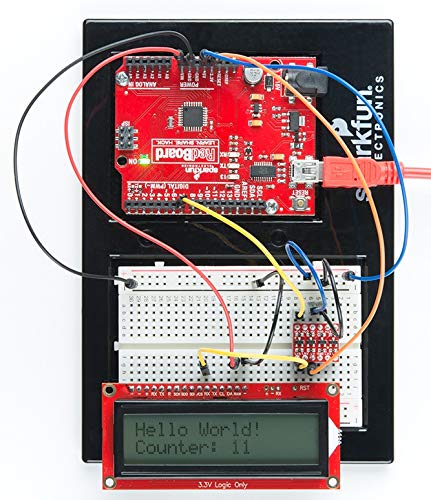  [AUSTRALIA] - SparkFun 16x2 SerLCD - RGB Backlight (Qwiic) - Compatible with Arduino LCD Communicate Over Serial I2C and SPI 3.3V Compatible