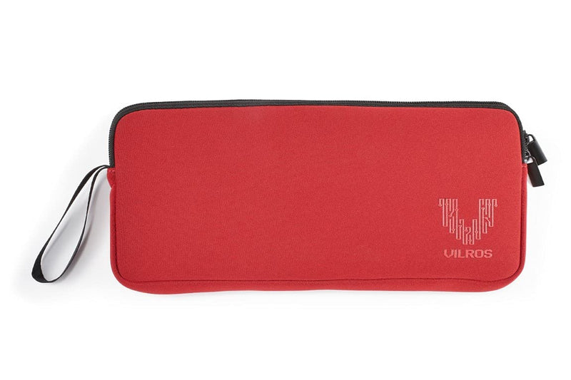  [AUSTRALIA] - Vilros Neoprene Case/Sleeve for Raspberry Pi 400 with Accessory Storage Pocket (Red) Red