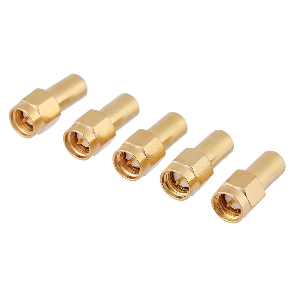  [AUSTRALIA] - 5pcs Coaxial Terminators SMA Male Connector RF Coaxial Matched Terminator Termination Load 50 Ohm 2W SMA Terminator