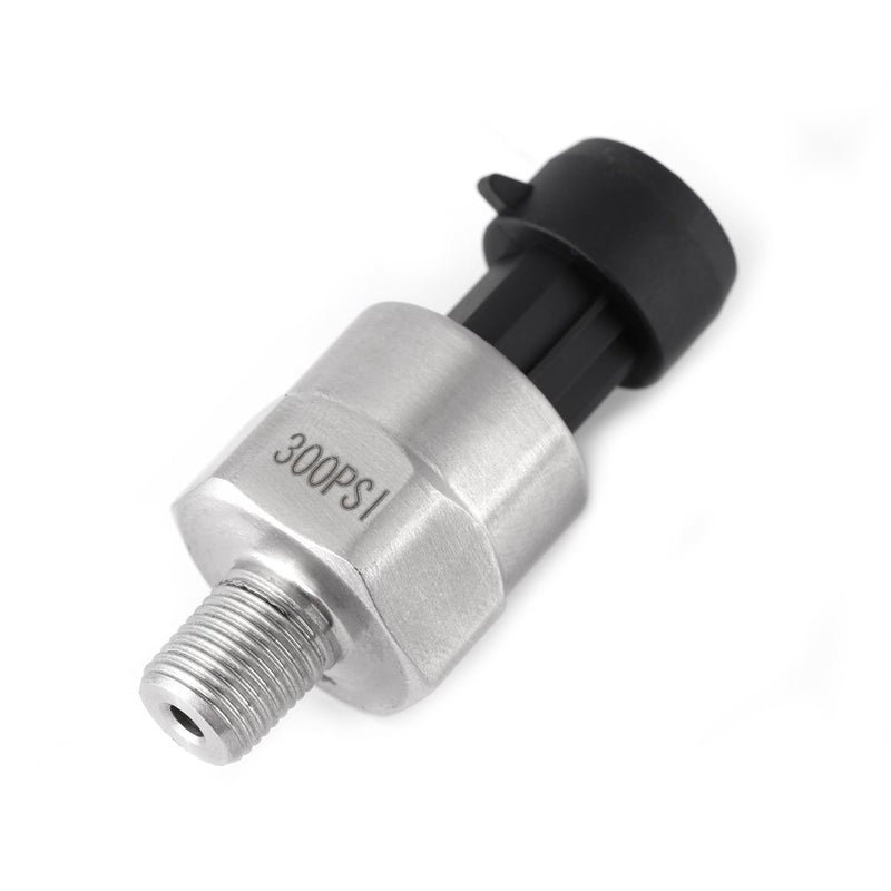 Madezz Pressure Transducer, Pressure Transducer Sender Sensor for Oil Fuel Air Water with Stainless Steel (300PSI) - LeoForward Australia