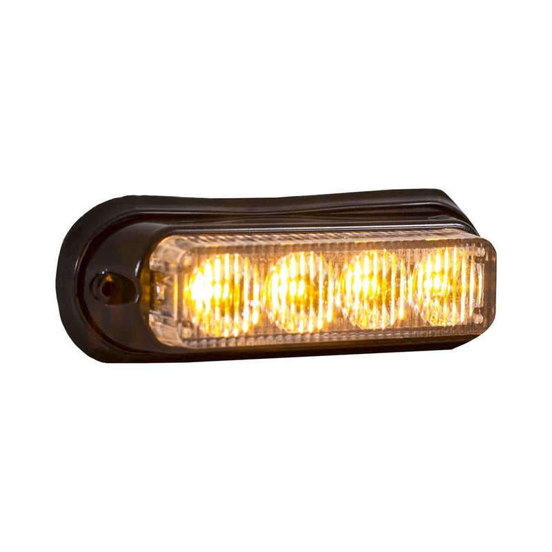  [AUSTRALIA] - Buyers Products 8891130 Amber 4 LED Strobe Light (4-3/4in)