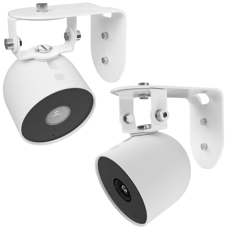  [AUSTRALIA] - Zwolf Metal Wall Mount for Google Nest Cam Outdoor Battery 2nd Generation , Anti-Drop , Provide Better Viewing Angles (Pack of 2) Pack of 2