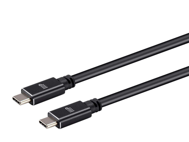  [AUSTRALIA] - Monoprice USB C to USB C 3.2 Gen 2 Cable - 2 Meters (6.6 Feet) - Black | 10Gbps, 5A, Type C, Ultra Compact, Compatible with Apple iPad/Xbox One / PS5 / Switch/Android and More 1 Pack 6.6 Feet