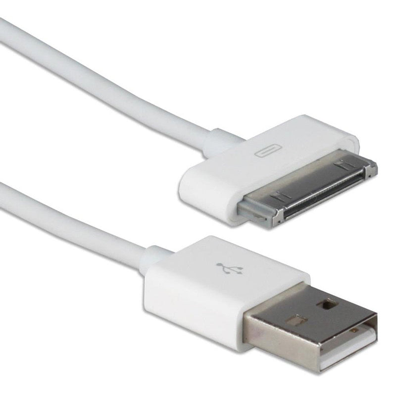  [AUSTRALIA] - QVS 1.5m USB Sync and 2.1Amp Charger Cable for iPod4/iPhone and iPad 2/3, White (AC-1.5M)