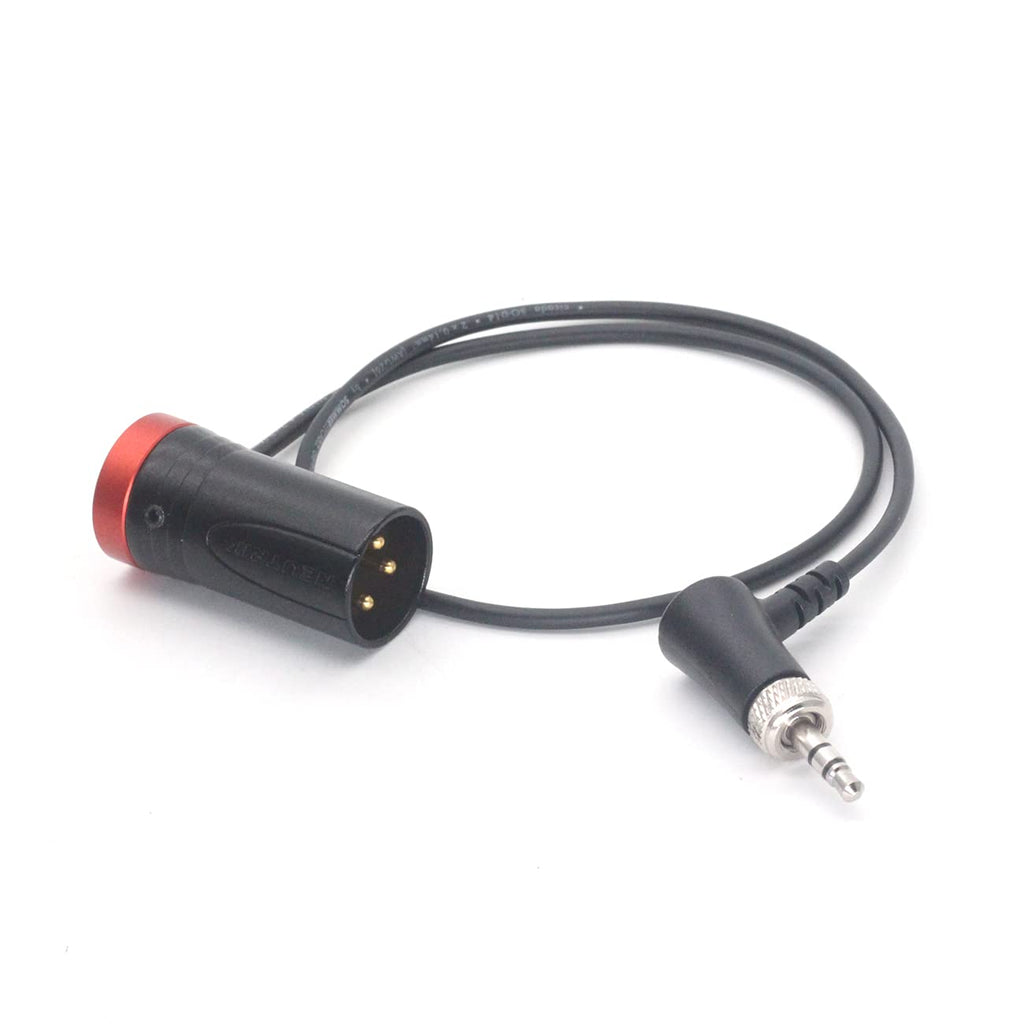  [AUSTRALIA] - SZJELEN NEUTRIK 3pin XLR Male to 3.5 Audio with Lock for Sony D11 Headphone Return Audio Aable (Red) Red