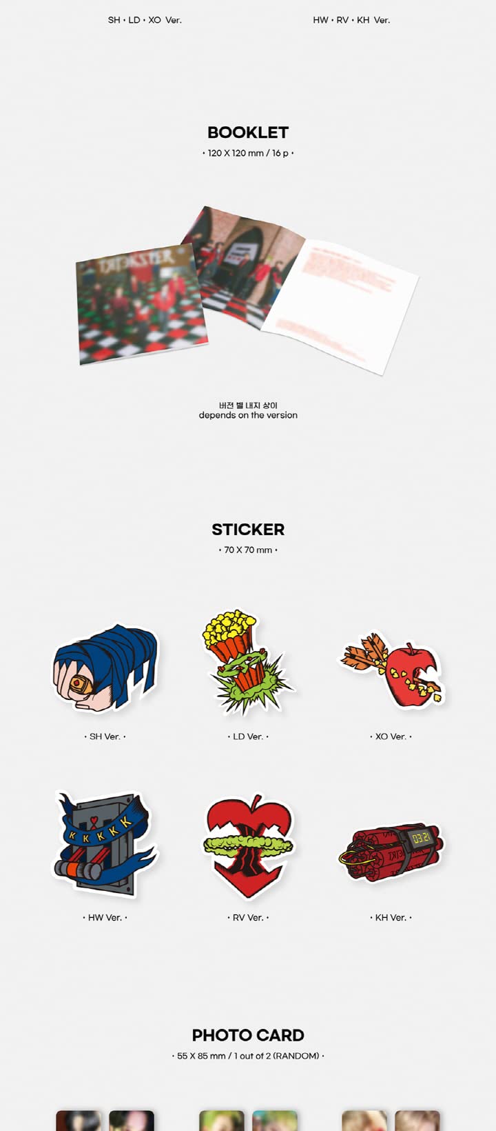  [AUSTRALIA] - ONEUS Trickster 7th Mini Album Digipack Version SH Cover CD+16p Booklet+1ea Sticker+1p PhotoCard+Tracking Sealed