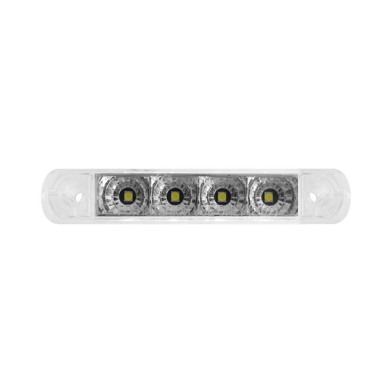  [AUSTRALIA] - GG Grand General 76084 Light Bar (4" Surface Mount White/Clear 4 LED, 3 Wires)