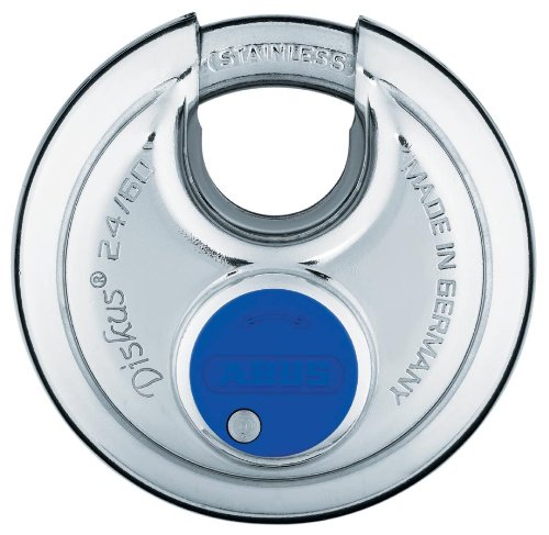  [AUSTRALIA] - ABUS 24IB/60 Discus Padlock with Stainless Steel Shackle, Keyed Different