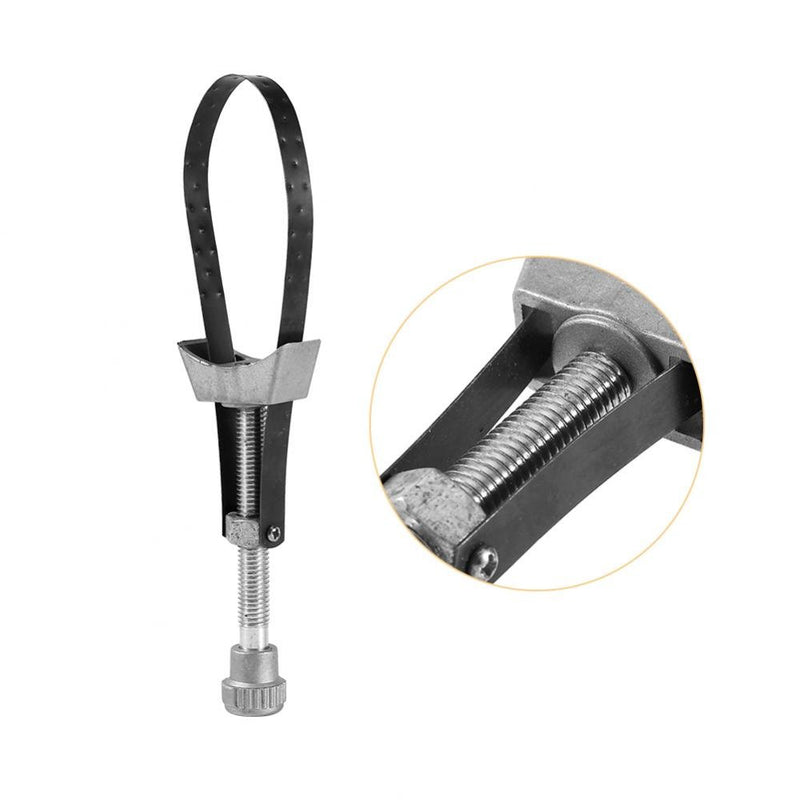  [AUSTRALIA] - Keenso Oil Filter Removal Strap Wrench, 60mm to 120mm Car Truck Oil Filter Removal Tool Strap Wrench Diameter Adjustable 60mm to 120mm HNH