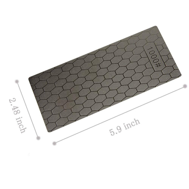  [AUSTRALIA] - YCAMMIN Sharpening Stone, Single Sided Plate Diamond Coated Whetstone Sharpener for Sharpening & Honing Cutting Tool/Scissors/Garden Tools (1000#) 1000#