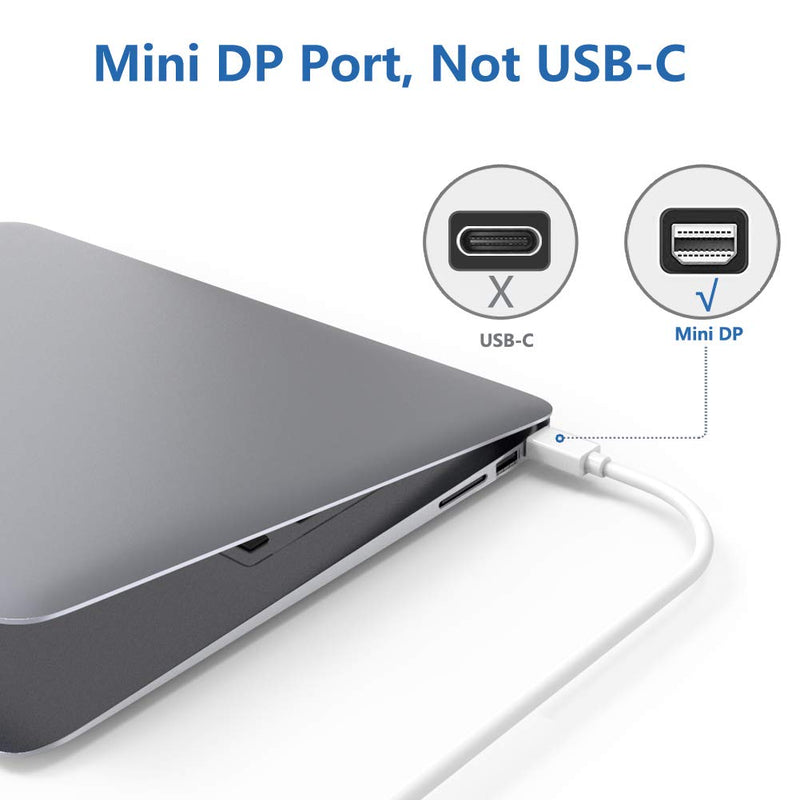 Mini DisplayPort to DVI Cable,Thunderbolt to DVI Adapter,Microsoft Surface Pro 6 5 4 3 Video Display Converter Cord,Mini DP to DVI for Mac,MacBook Pro,Air,MS Surface Book to Monitor,Projector,TV,6FT - LeoForward Australia
