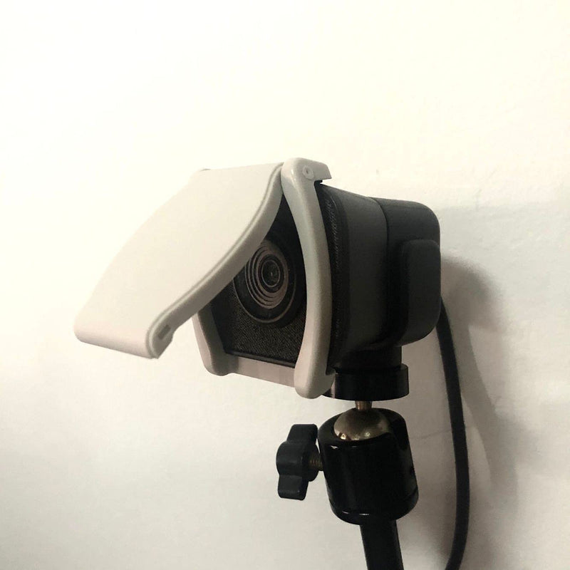  [AUSTRALIA] - LZYDD Webcam Privacy Shutter Protects Lens Cap Hood Cover for Logitech StreamCam, Live Streaming Webcam (White) White