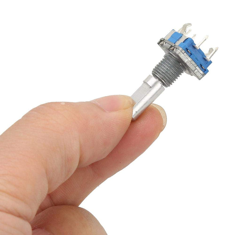  [AUSTRALIA] - Rotary encoder, pack of 10 EC11 rotary encoder coding switch digital potentiometer with switch 5-pin Widely used in automotive electronics
