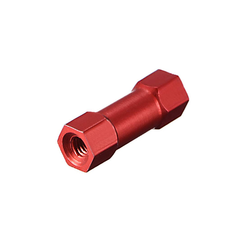  [AUSTRALIA] - uxcell Hex Aluminum Standoff Spacer Column M3x15mm,for RC Airplane,FPV Quadcopter,CNC,Red,10pcs 15mm Red